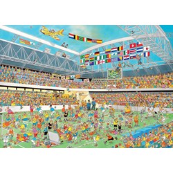 Jumbo (17459) - Jan van Haasteren: "Football Crazy!" - 1000 pieces puzzle