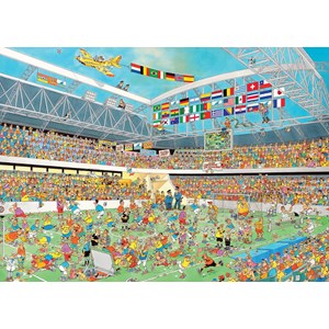 Jumbo (17459) - Jan van Haasteren: "Football Crazy!" - 1000 pieces puzzle