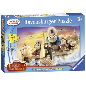 Ravensburger (08768) - "Sodor's Legend of the Lost Treasure" - 35 pieces puzzle