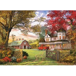 Eurographics (6000-0694) - Dominic Davison: "Old Pumpkin Farm" - 1000 pieces puzzle