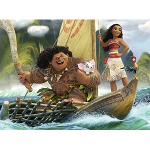 Ravensburger (10719) - "Moana and Maui" - 100 pieces puzzle