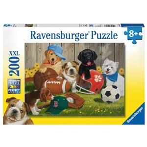 Ravensburger (12806) - William Vanderdasson: "Let's Play Ball!" - 200 pieces puzzle