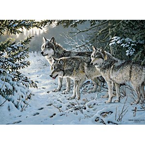 Cobble Hill (51738) - Persis Clayton Weirs: "Wolf Trail" - 1000 pieces puzzle