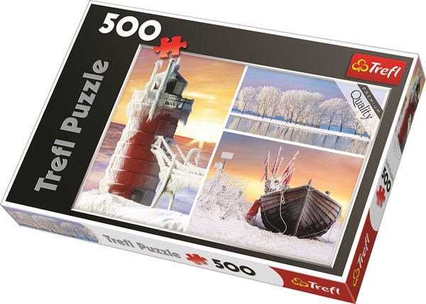 Trefl (372427) - "Winter" - 500 pieces puzzle