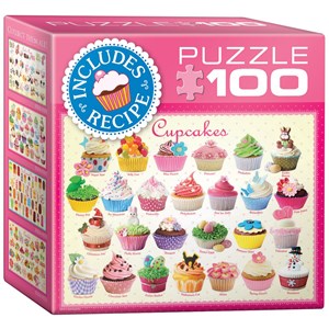 Eurographics (8104-0519) - "Cupcakes" - 100 pieces puzzle