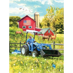 SunsOut (25348) - Greg Giordano: "New Holland Field Day" - 1000 pieces puzzle