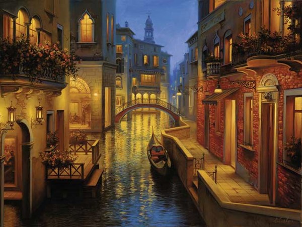 Ravensburger (16308) - "Waters of Venice" - 1500 pieces puzzle