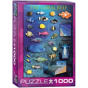 Eurographics (6000-1170) - "The Coral Reef" - 1000 pieces puzzle