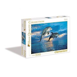 Clementoni (30139) - "Dolphin" - 500 pieces puzzle
