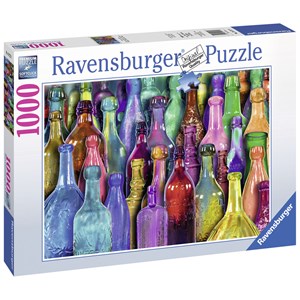Ravensburger (19727) - Aimee Stewart: "Colorful Bottles" - 1000 pieces puzzle