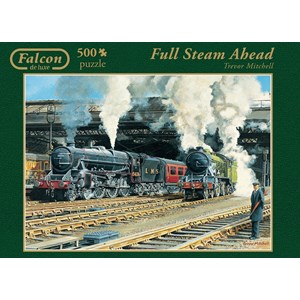 Falcon (11120) - Trevor Mitchell: "Full Steam Ahead" - 500 pieces puzzle