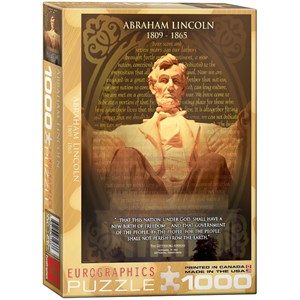 Eurographics (6000-1433) - "Abraham Lincoln" - 1000 pieces puzzle