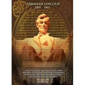 Eurographics (6000-1433) - "Abraham Lincoln" - 1000 pieces puzzle