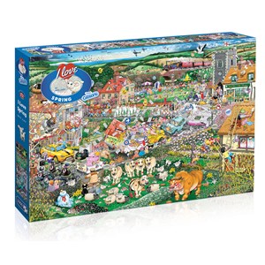 Gibsons (G7021) - Mike Jupp: "I Love Spring" - 1000 pieces puzzle