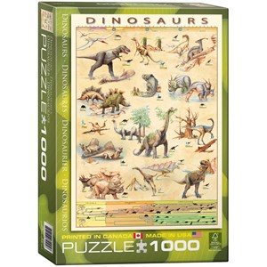 Eurographics (6000-1005) - "Dinosaurs" - 1000 pieces puzzle