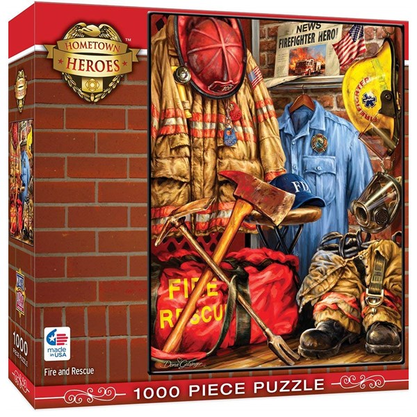 MasterPieces (71511) - Dona Gelsinger: "Fire and Rescue" - 1000 pieces puzzle