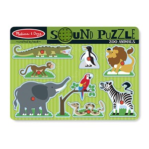 Melissa and Doug (727) - "Zoo Animals" - 8 pieces puzzle