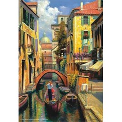 Anatolian (3543) - Haixia Liu: "Sunday in Venice" - 500 pieces puzzle