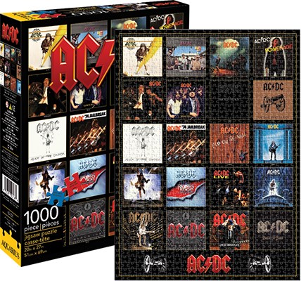 Aquarius (65251) - "AC/DC - Discography" - 1000 pieces puzzle