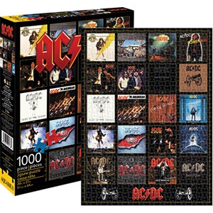 Aquarius (65251) - "AC/DC - Discography" - 1000 pieces puzzle