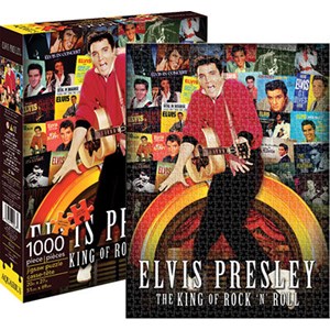 Aquarius (65246) - "Elvis - Albums Collage" - 1000 pieces puzzle