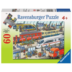 Ravensburger (09610) - "Railway Station" - 60 pieces puzzle