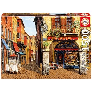 Educa (16770) - Viktor Shvaiko: "Colors Of Italy-Salumeria" - 1500 pieces puzzle