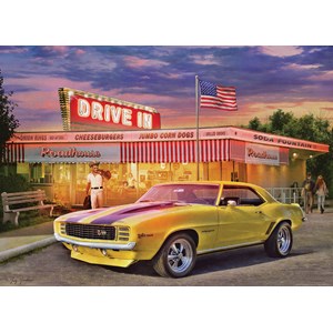 Eurographics (6000-0986) - Greg Giordano: "Daytona Yellow Zeta" - 1000 pieces puzzle