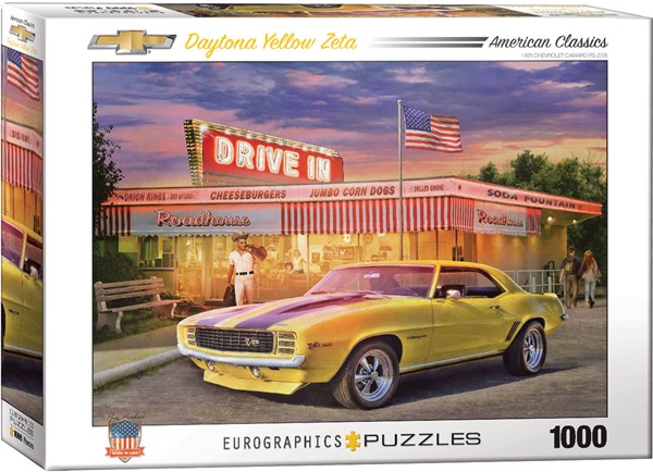 Eurographics (6000-0986) - Greg Giordano: "Daytona Yellow Zeta" - 1000 pieces puzzle
