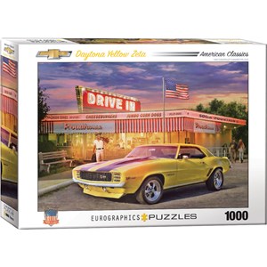 Eurographics (6000-0986) - Greg Giordano: "Daytona Yellow Zeta" - 1000 pieces puzzle