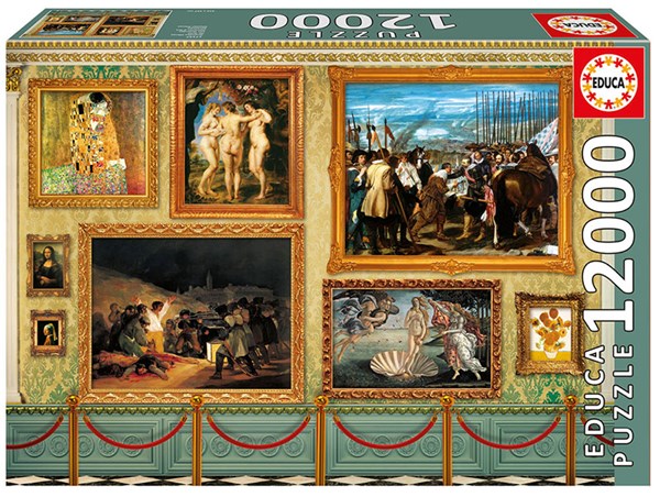 Educa (17137) - "Museum Master Pieces" - 12000 pieces puzzle