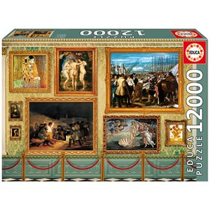 Educa (17137) - "Museum Master Pieces" - 12000 pieces puzzle