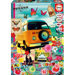 Educa (17103) - "Bon Voyage" - 1000 pieces puzzle