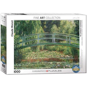 Eurographics (6000-0827) - Claude Monet: "The Japanese Footbridge" - 1000 pieces puzzle