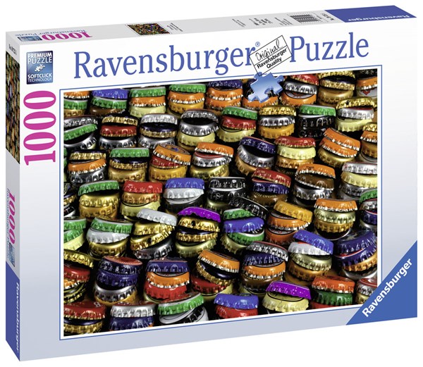 Ravensburger (19725) - "Bottlecap Hills" - 1000 pieces puzzle