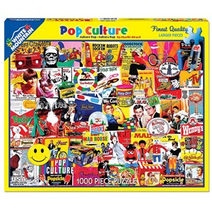 White Mountain (1148PZ) - Charlie Girard: "Pop Culture" - 1000 pieces puzzle