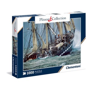 Clementoni (39350) - Philip Plisson: "Belem, The Last French Tall Ship" - 1000 pieces puzzle