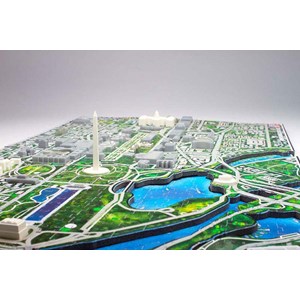 4D Cityscape (40018) - "Washington DC" - 1100 pieces puzzle