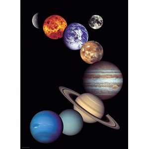 Eurographics (6000-0100) - "Nasa, The Solar System" - 1000 pieces puzzle
