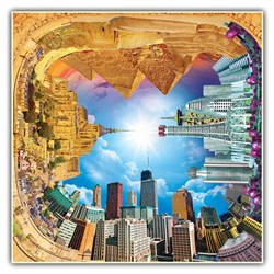 A Broader View (441) - "A Quick Walk Through Time Puzzle (4 Fronts Collection)" - 550 pieces puzzle