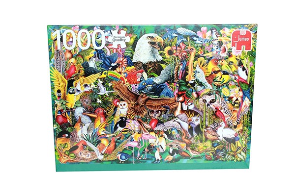 Jumbo (18568) - "Animal Kingdom" - 1000 pieces puzzle