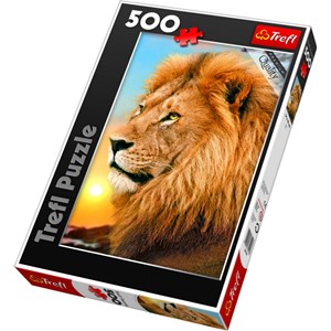 Trefl (371918) - "Lion" - 500 pieces puzzle