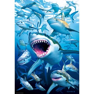 Educa (17085) - "Shark Club" - 500 pieces puzzle