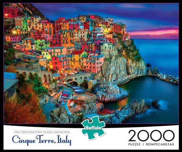 Buffalo Games (2034) - "Cinque Terre" - 2000 pieces puzzle