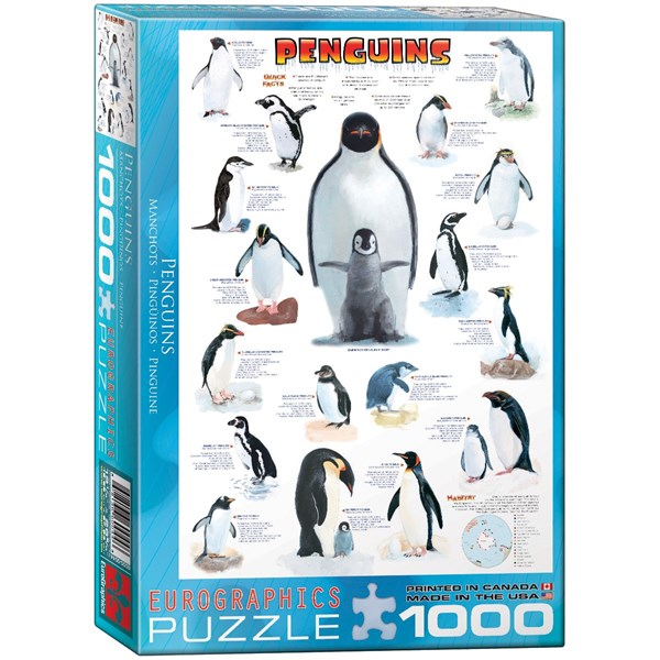 Eurographics (6000-0044) - "Penguins" - 1000 pieces puzzle