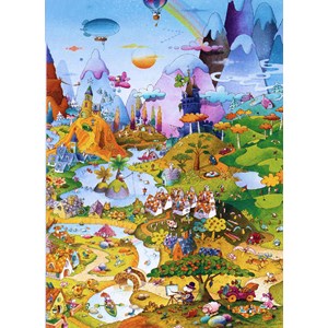 Heye (29230) - Guillermo Mordillo: "Idyll" - 1000 pieces puzzle