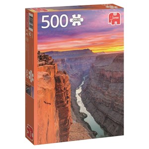 Jumbo (18399) - "Grand Canyon, USA" - 500 pieces puzzle