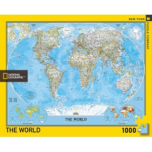 New York Puzzle Co (NPZNG1601) - "The World" - 1000 pieces puzzle
