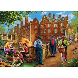 Falcon (11129) - "Afternoon in Cambridge" - 1000 pieces puzzle
