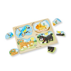 Melissa and Doug (9861) - "Pets" - 16 pieces puzzle
